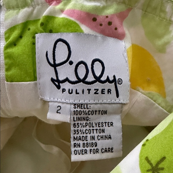 Lilly Pulitzer Multicolor Cotton Blend Halter dress size 2 - Picture 7 of 7